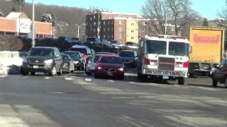 Engine 3 clearing a busy intersection!!