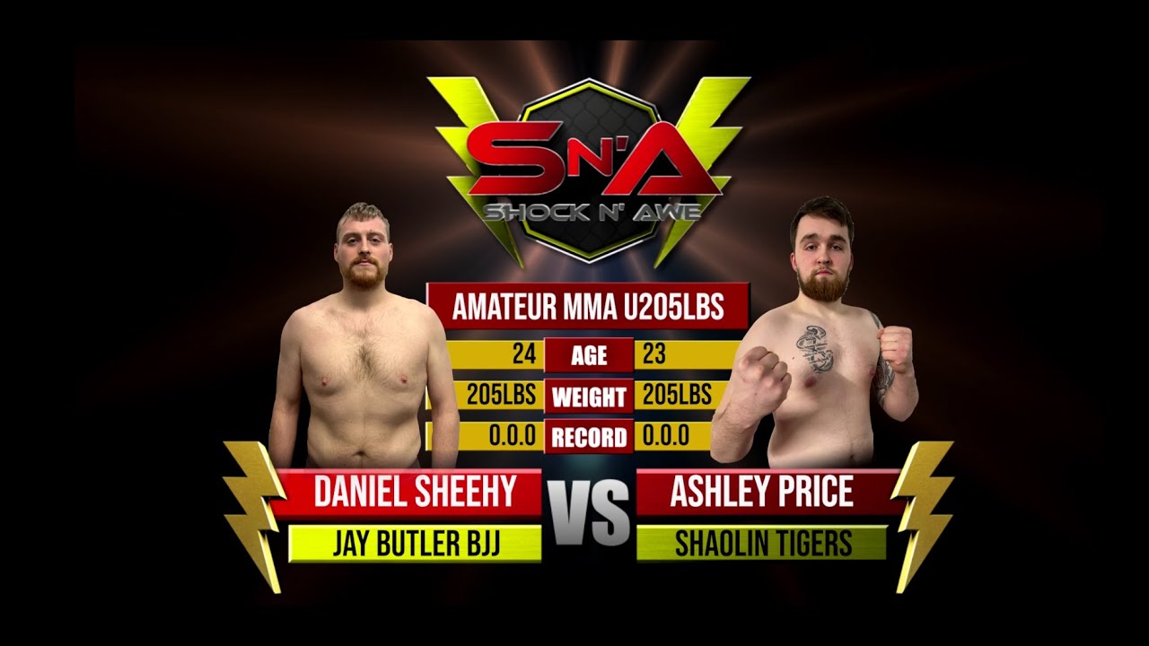 Shock N Awe 34 Ashley Price vs Daniel Sheehy Amateur Light