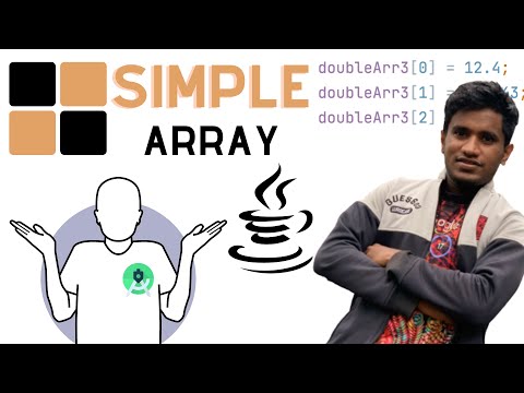 How to create a simple Double Array in Java | 3 ways to create an Array in Android Studio Java App