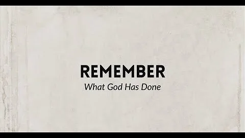 Eric Ludy - Remember (Sermon)
