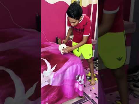 لما ابنك يجيب كلب وانت بتخافي منهم لينا  النظافه  اكلتك ضحك البيتا