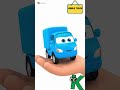 A to Z Construction Vehicles for Kids 🚧 Mini Trucks with Eyes | Alphabet Learning Animation #shorts