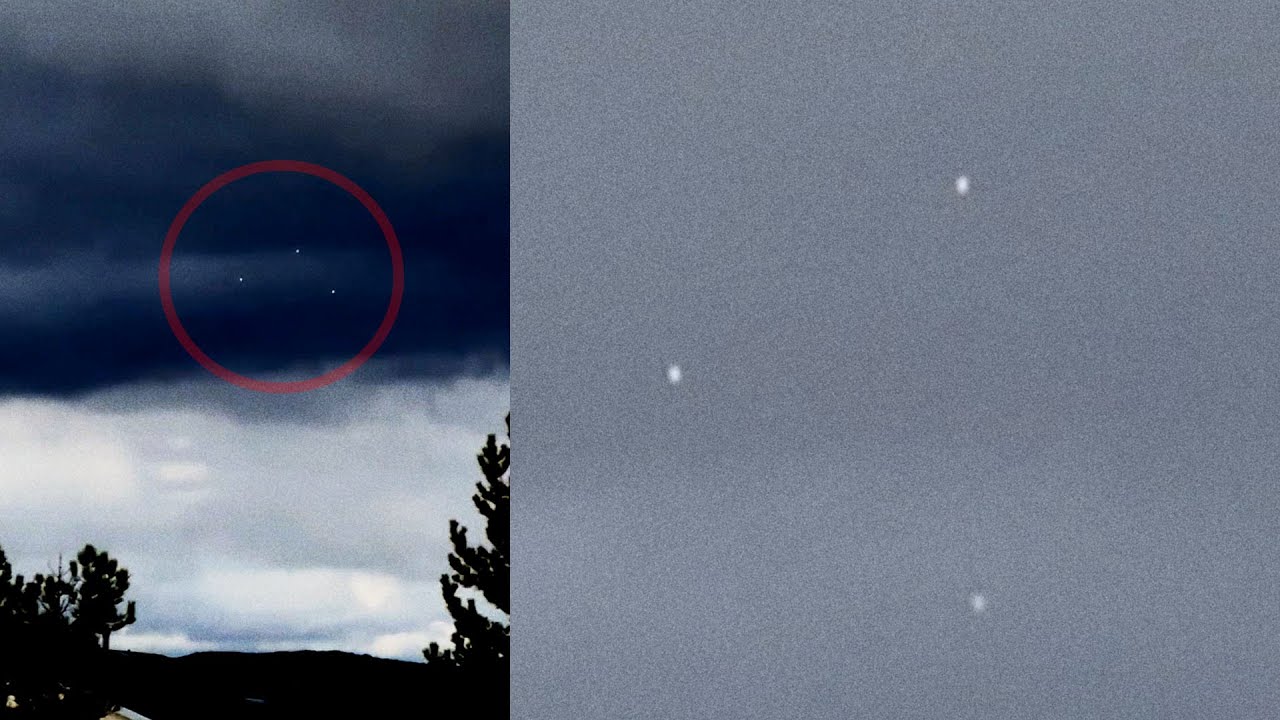 Strange Lights flying in Triangle Formation, USA, Nov 2023 👽 - YouTube