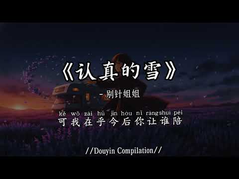 别针姐姐 - 认真的雪 (爱得那么认真爱得那么认真R&B版) (抖音完整版)『可还是听见了你说不可能，已经十几年 没下雪的上海，突然飘雪，夜深人静 那是爱情』氛围感BGM｜抖音最火