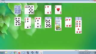 Solitaire (Windows 7 version) Recording #1
