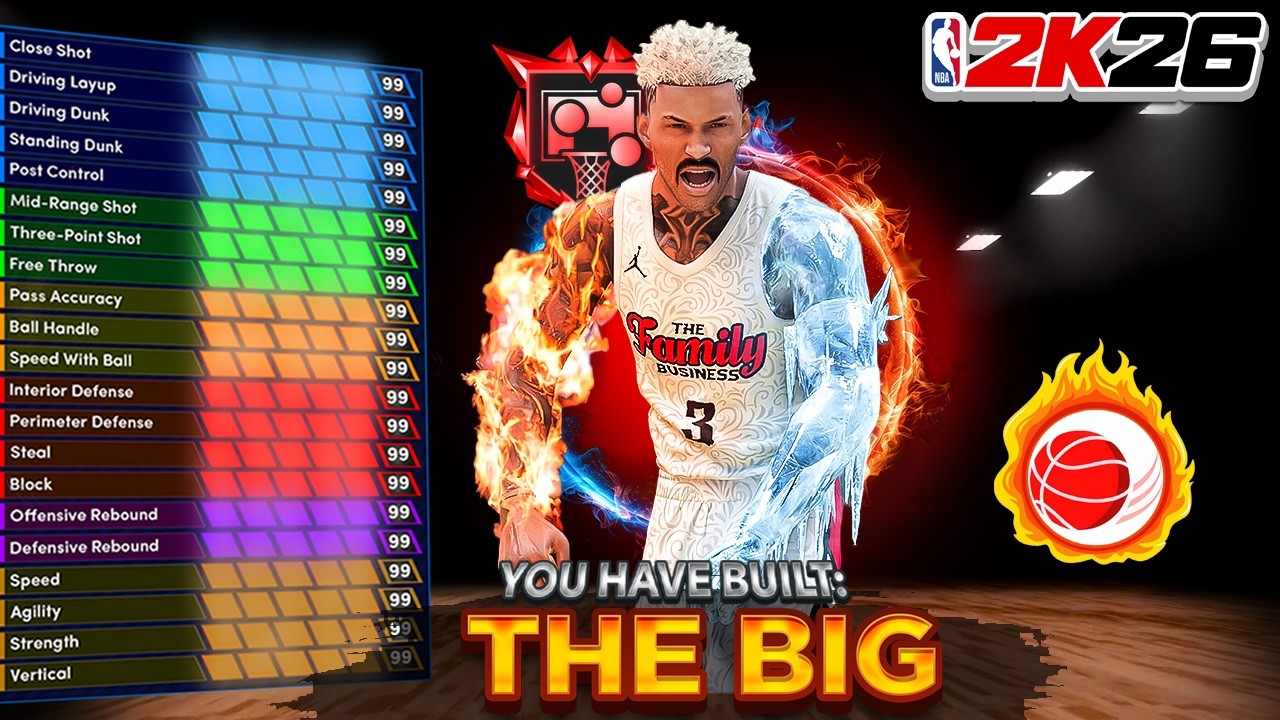 *NEW* BEST 6'11 "THE BIG" CENTER BUILD IN NBA 2K26 - BEST CENTER BUILD 2K26