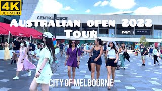 AUSTRALIAN OPEN 2022 TOUR CITY OF MELBOURNE AUSTRALIA