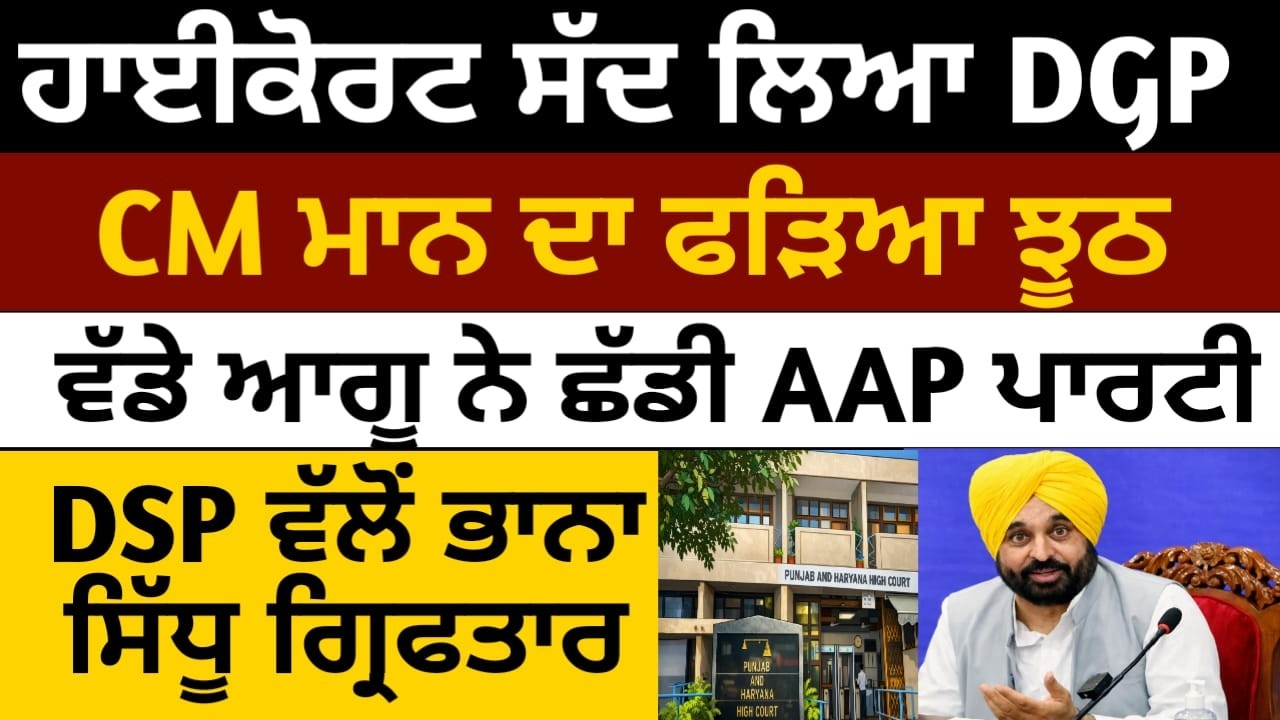 CM ਮਾਨ ਦਾ ਫੜਿਆ ਝੂਠ, ਵੱਡੇ ਆਗੂ ਨੇ ਛੱਡੀ AAP ਪਾਰਟੀ