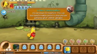 Larva heroes play game screenshot 2