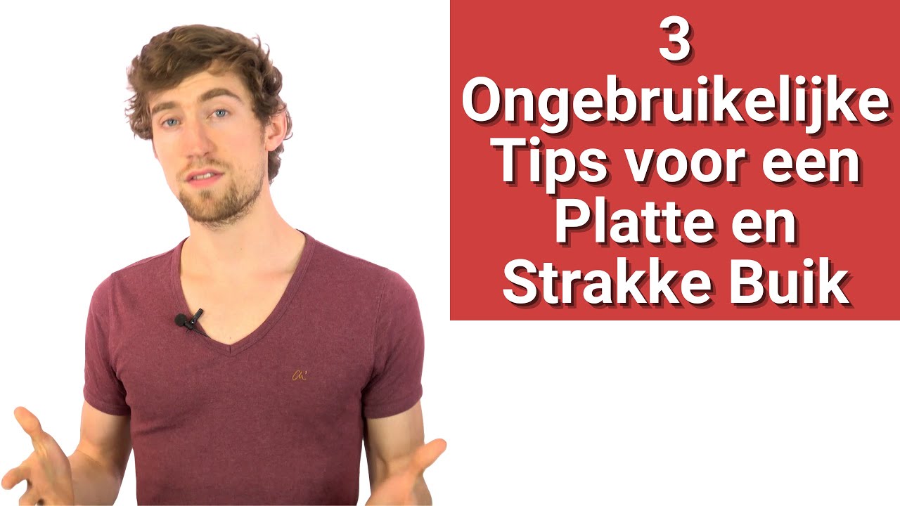 Simpele en effectieve tips voor een platte buik