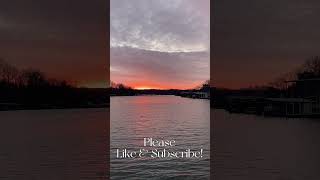 Lake of the Ozarks, December 1, 2024. #lakeoftheozarks #sunset #nature #lake