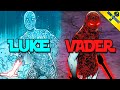 Luke and Darth Vader BATTLE Within The Dark Side | Star Wars Canon