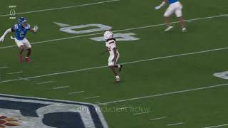 Nick Cull KNOCKED OUT after HUGE HIT with Malachi Toney | CFP Semifinal 2026