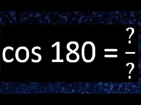 cos 180 - youtube