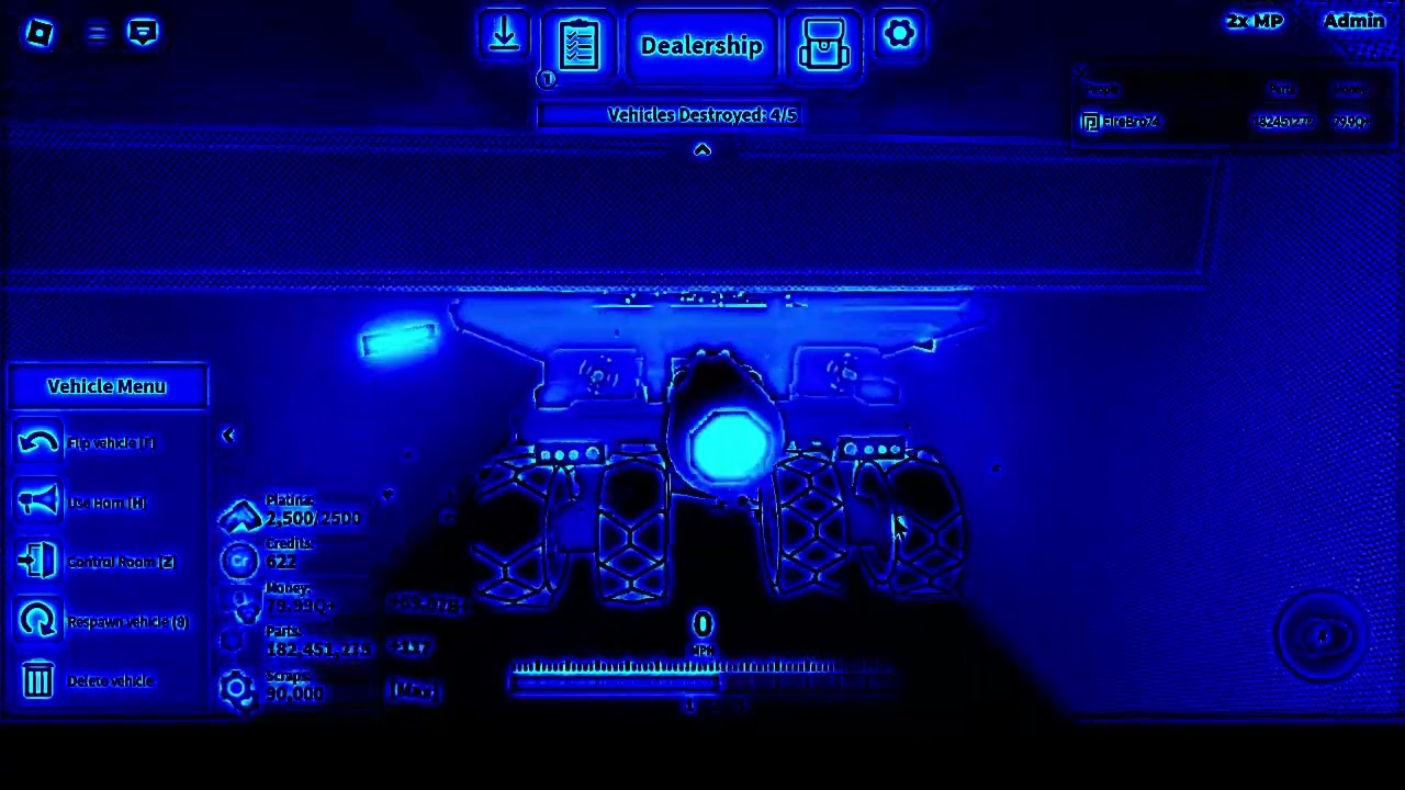 Reaching 80Q in car crushers 2 In 4ormulator V28