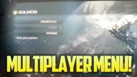 Call of Duty: Ghosts LEAKED Multiplayer Menu - NEW Squads Game Mode - Gameplay - COD Ghosts