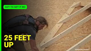   Installing 5/8 OSB and Valley Boards#construction #diy #faith #life