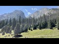 Дорога в ущелье Барскоон | август 2025г. | Таймлапс #ущелье #кыргызстан #дорога #горы #водопад
