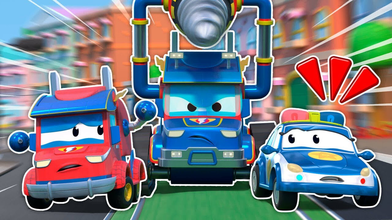 Cours ! La Géante Perceuse Maléfique arrive ! | Sauvetage de super ...