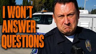 I Don't Answer Questions! Cop Loses Control! | First Amendment Audit