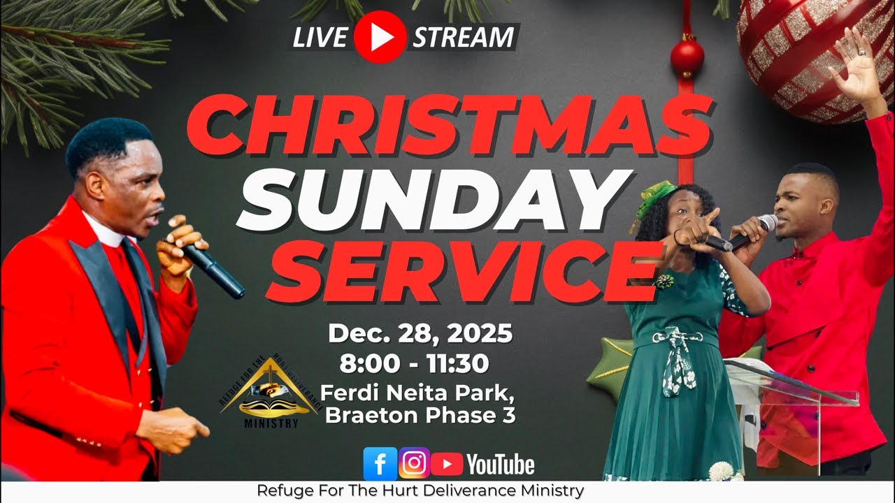 Refuge For The Hurt Deliverance Ministry | Christmas Sunday Service | December 28, 2025
