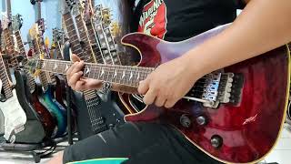 Sound Review...!!! Gitar Elektrk Schecter Omen Extreme FR Original MII kondisi Bekas....