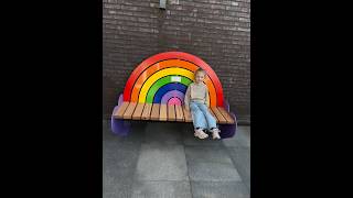 Regeboog Bankje Geplaatst