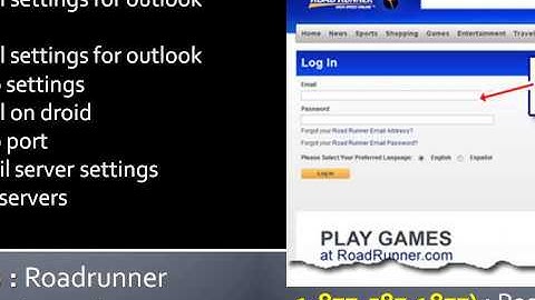 Roadrunner technical support phone number: Roadrunner email server settings