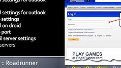 Roadrunner technical support phone number: Roadrunner email server settings