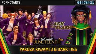 Yakuza Kiwami 3 & Dark Ties by PopNoTarts in 1:36:21 - Juneteenth Celebration 2026