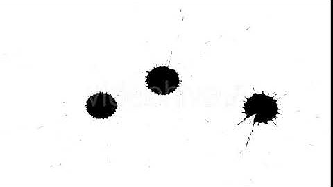 Ink Drops on Dry Paper 01 | Motion Graphics - Envato elements