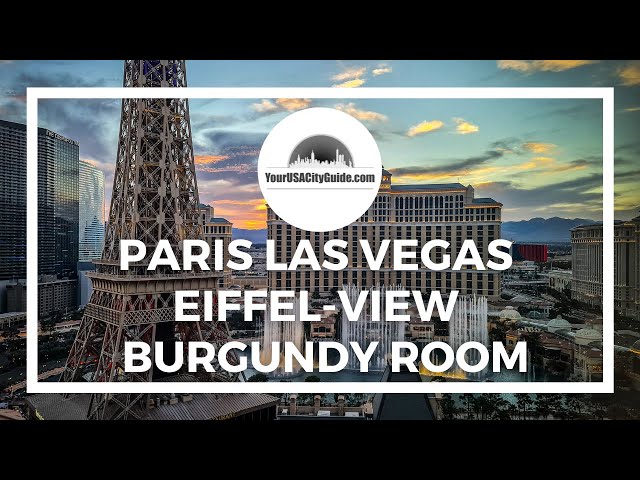 PARIS Las Vegas Hotel & Casino TOUR ((Burgundy Room 2 Queen )) 🏆 BEST VIEW  🏆 