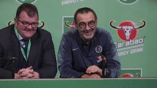 Chelsea 0-0 Man City (3-4 Pen) – Maurizio Sarri Full Press Conference