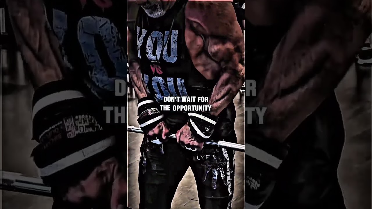 Don’t wait create #opportunity #motivation #workout #muscle #pump