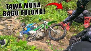 TAWA MUNA BAGO TULONG! | Gensan Trail Site | Enduro Trail Ride Philippines | KLX150s | BUSDAK