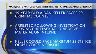 Marquette man charged with internet crimes against children