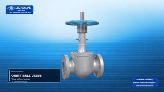 Orbit Ball Valve Working Principle | Tilt-and-Turn 3D Animation | ZG VALVE