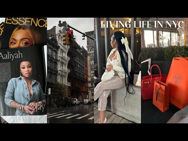 Living Life In NYC | A day out, content photohoot days, GRWM, date night | AALIYAH JAY