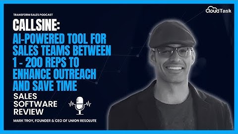 CallSine: AI-powered tool for sales teams between 1 - 200 reps to enhance outreach and save time