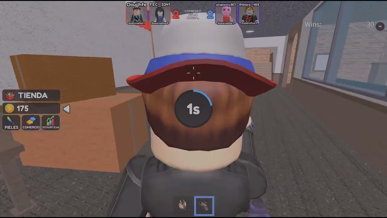 Jugando duelos asesino vs sheriff ⚔️🎮