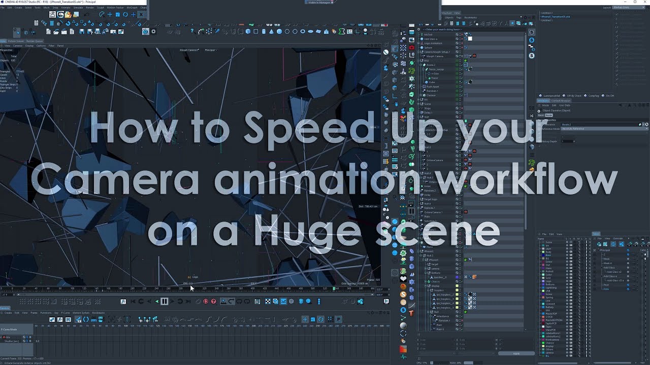 How to Speed Up your Camera animation workflow on a Huge scene - Lil ...