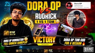 DORA OP VS RODRICK 1 VS 1 TDM UNEXPECTED RESULT😳DORA OP DOMINATION #doraop #tamil #bgmi #madan  screenshot 3