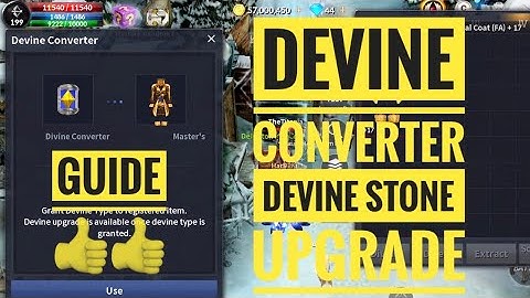 Cabal Mobile PH - Devine Converter And Devine Stone Upgrade Guide