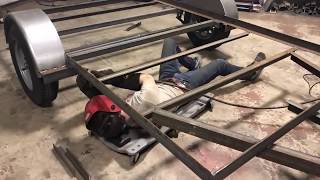 Trailer Build, Manufacturing, Welding Up a Utility Trailer