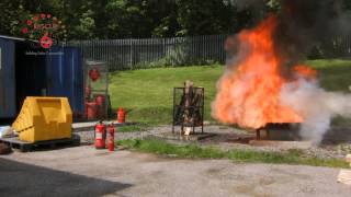 How to use a Fire Extinguisher - Workplace Safety Demonstration - Rescue 365 -