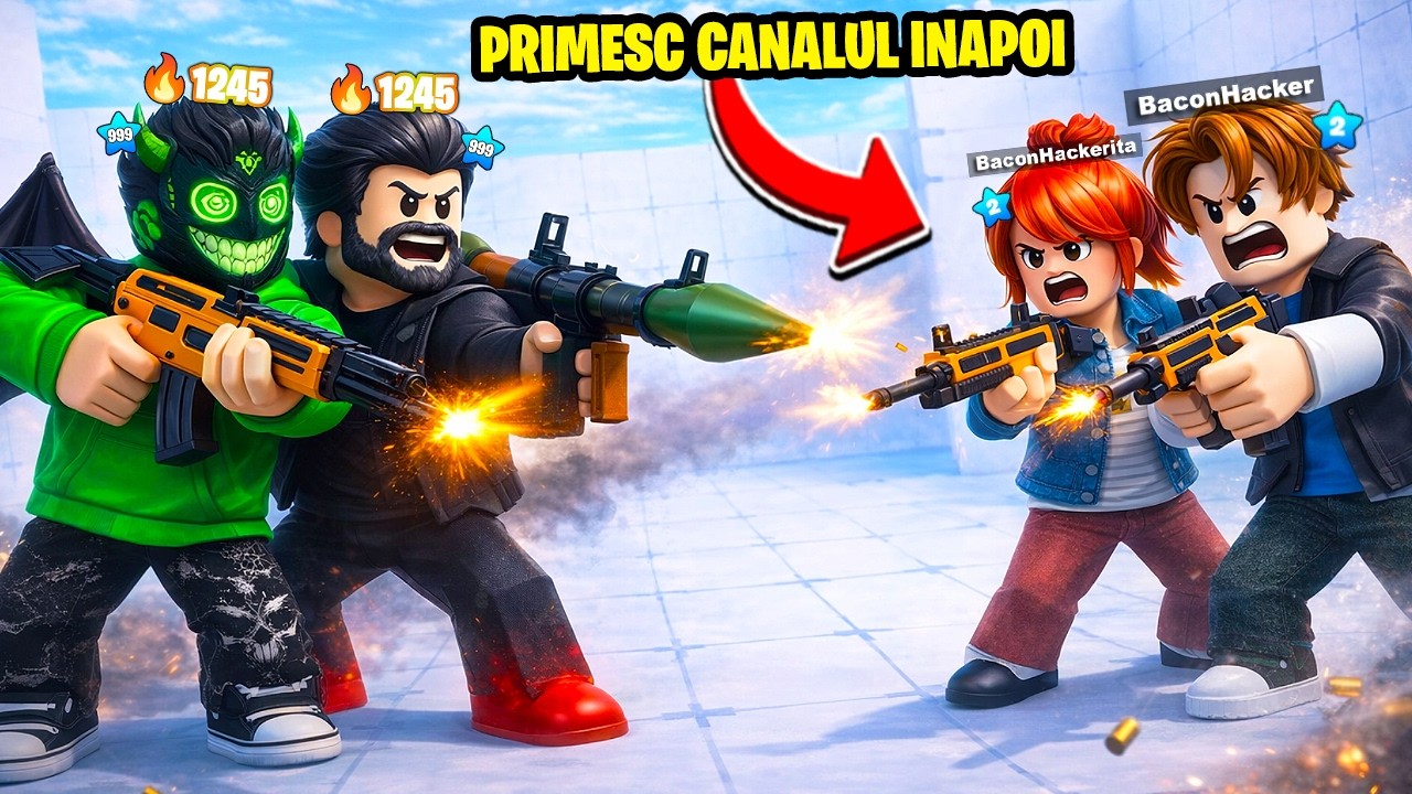 Rivals 2 vs 2 cu Bacon Hacker si Sora lui! Primesc CANALUL INAPOI