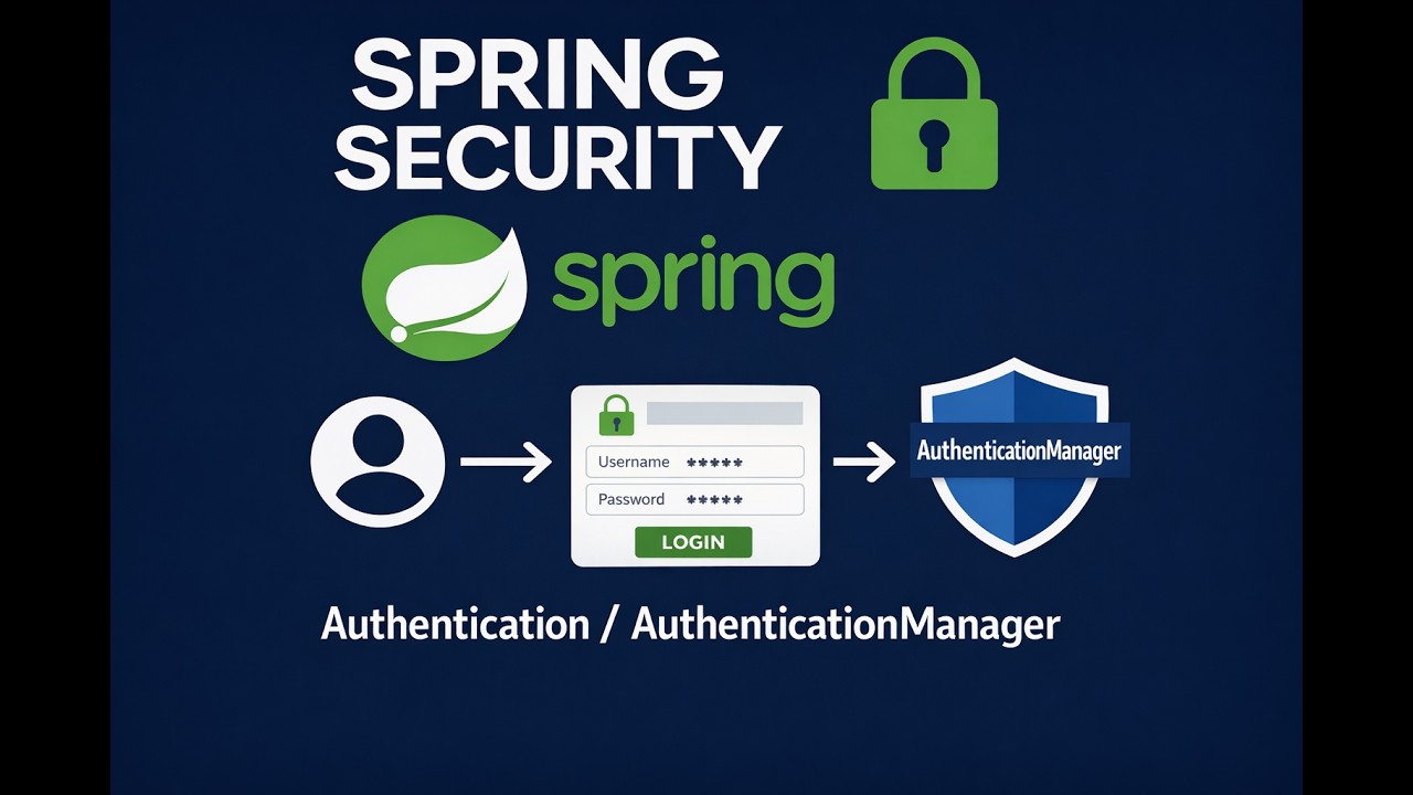 Spring Security (4). AuthenticationManager / Authetitcation - YouTube