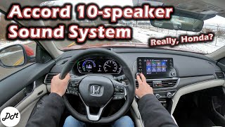 2021 Honda Accord – 10-speaker Premium Audio Review | Wireless Apple CarPlay & Android Auto