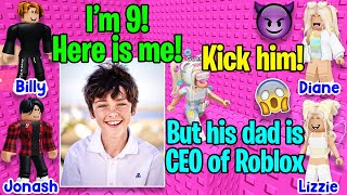 TEXT TO SPEECH I Kicked The Boy Out Of My Group Whose Father Is The CEO Of Roblox Roblox Story