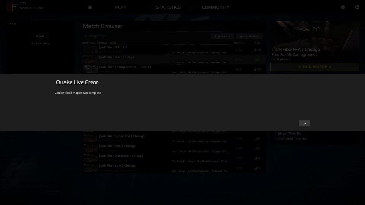 Quake Live Live Stream! YouTube